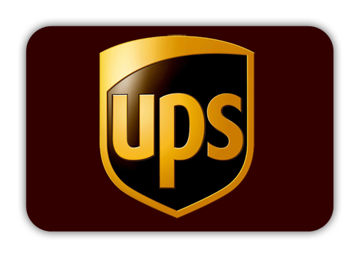Wir versenden mit UPS